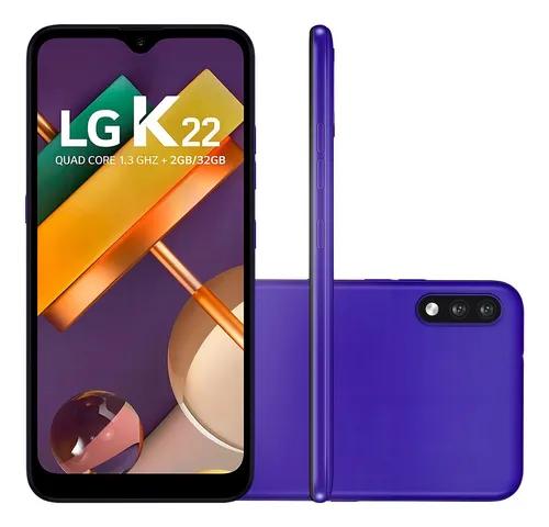 Smartphone K22 Tela 6,2'' 32gb 2gb Ram Azul LG