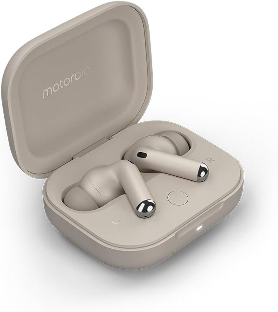 Fone De Ouvido Motorola Moto Buds+ Sound By Bose Bluetooth - Cor Vanilla