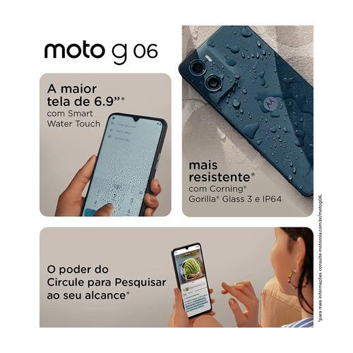 Motorola Moto G06 - 256gb 12gb (4gb Ram + 8gb Ram Boost) E Camera 50mp Com Ai Bateria De 5200 Mah- Bege 4