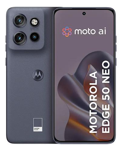 Smartphone Motorola Edge 50 Neo 5g - 256gb 8gb Ram + 8gb Ram Boost 50mp Sony Camera Moto Ai Ultrarresistencia Militar - Grisaille Vegan Leather