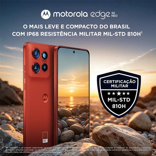 Motorola Edge 50 Neo 5g - 256gb 8gb Ram + 8gb Ram Boost 50mp Sony Camera Moto Ai Ultrarresistencia Militar - Grisaille Vegan Leather 3