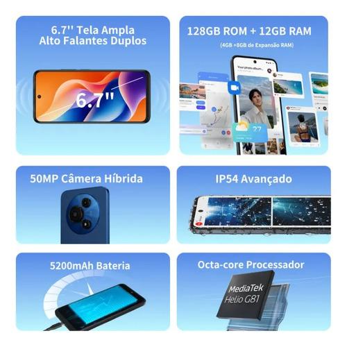 Tcl 128gb 50mp 12gb Ram 6.7 Hd+ Octa-core 5.200 Mah Tcl 605 Azul 3