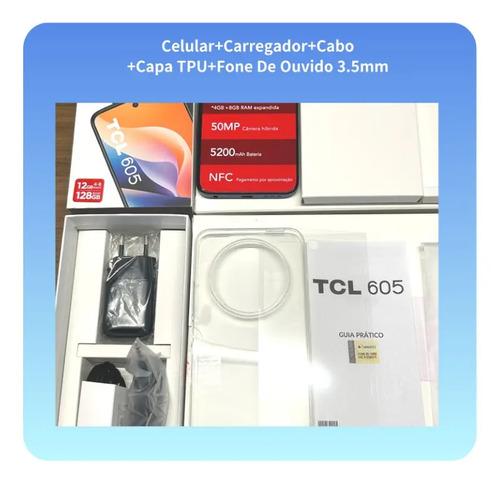 Tcl 128gb 50mp 12gb Ram 6.7 Hd+ Octa-core 5.200 Mah Tcl 605 Azul 4