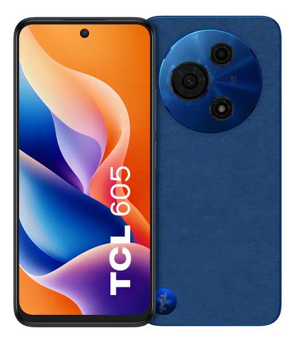 Smartphone Tcl 128gb 50mp 12gb Ram 6.7 Hd+ Octa-core 5.200 Mah Tcl 605 Azul